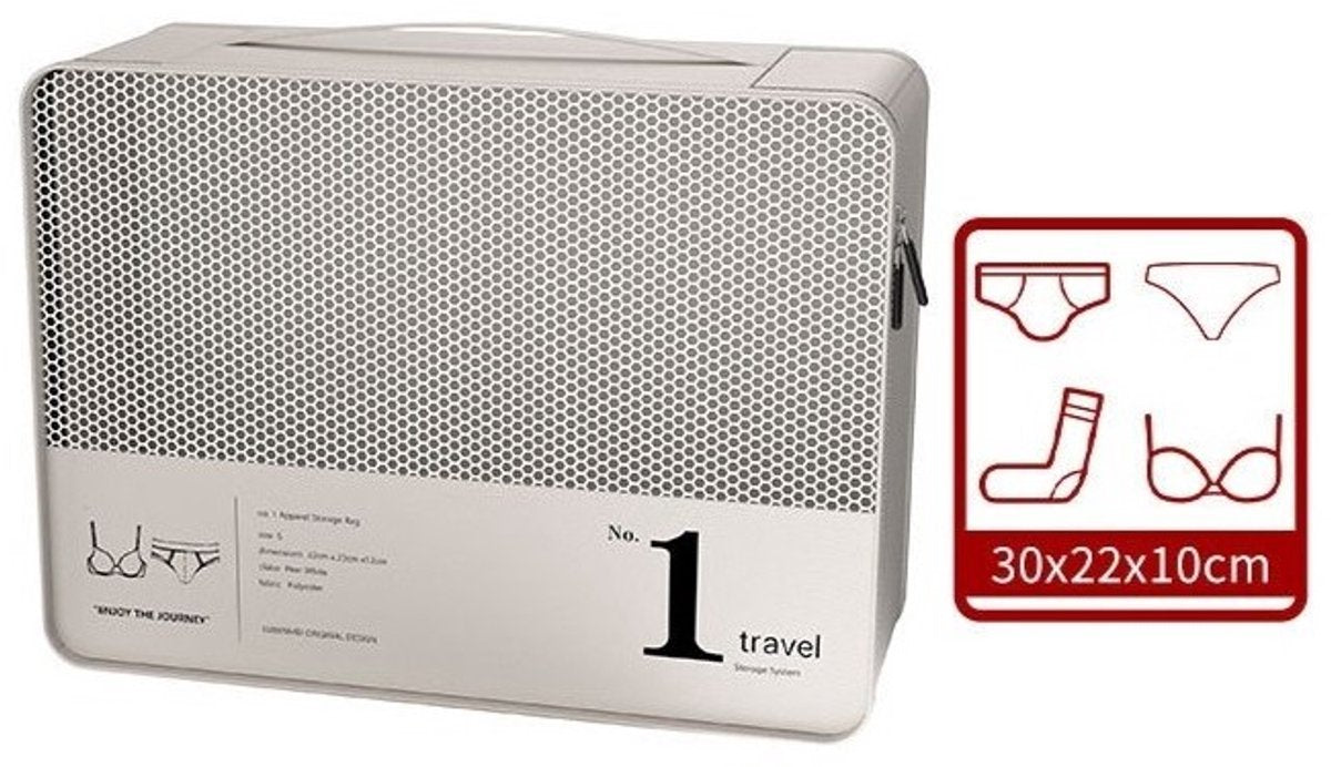 Hauskraft Packing Cube - 7 - delig - Zwart - Koffer Organizer Set - Backpack en Koffer - Travel Cubes - TEKZEN