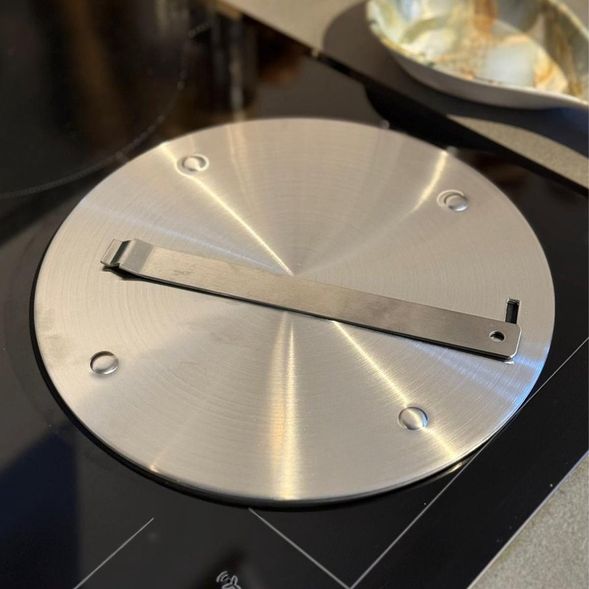 Kadirelli Inductie Adapterplaat - Afneembaar Handvat - Inductie Beschermer - TEKZEN