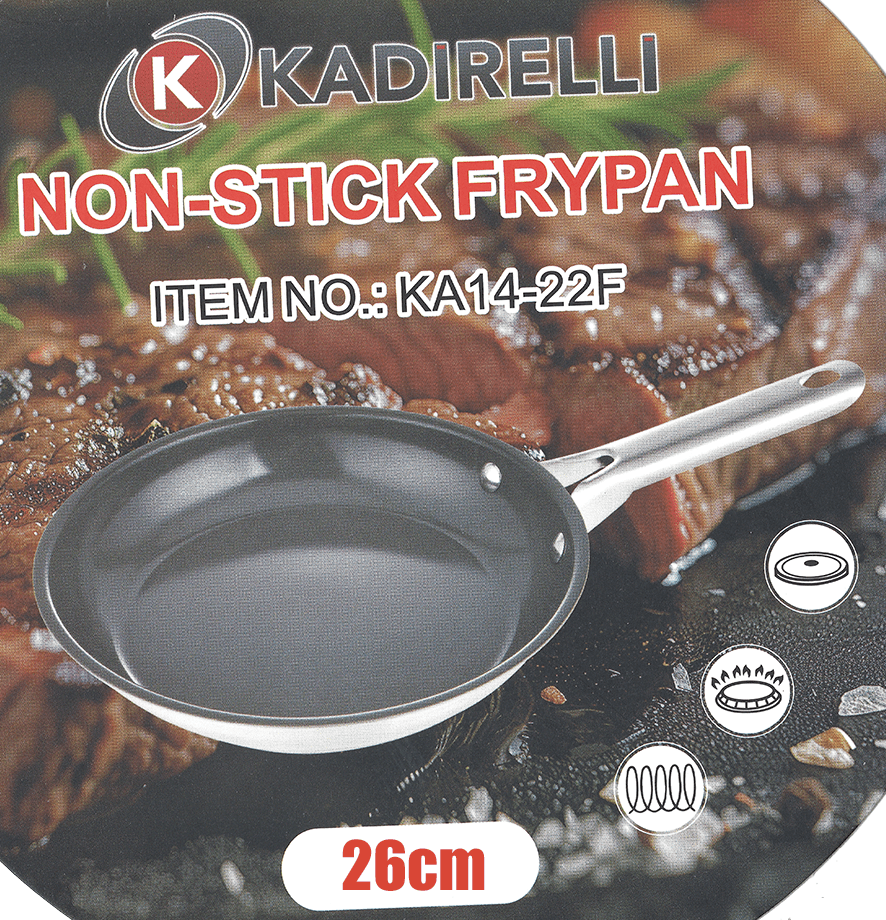 Kadirelli Koekenpan - 26cm - Inductie - Non - Stick - TEKZEN
