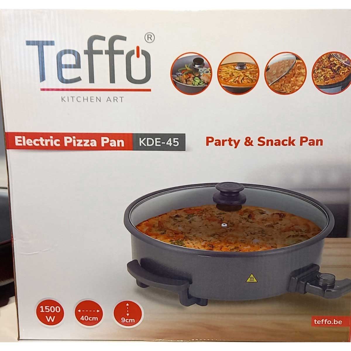 Teffo Elektrische Pizza Pan - 40cm - 1500W - TEKZEN