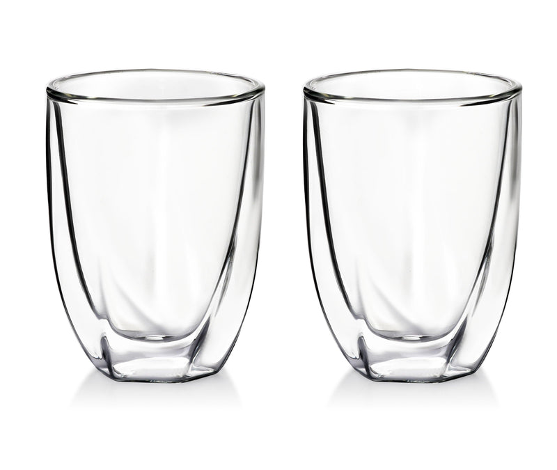 Dubbelwandige Glazen - 300 ml - Set van 2 - Koffieglazen - Theeglas - Cappuccino Glazen - Latte Macchiato Glazen - Glas - TEKZEN