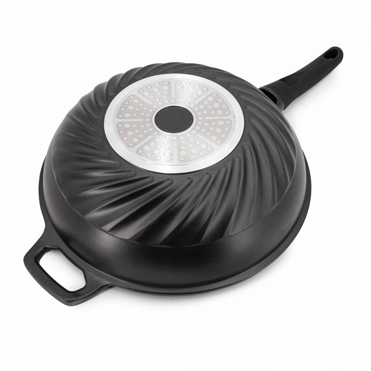 Cheffinger Luxe Wokpan XL met Deksel - 32cm - Inductie - TEKZEN