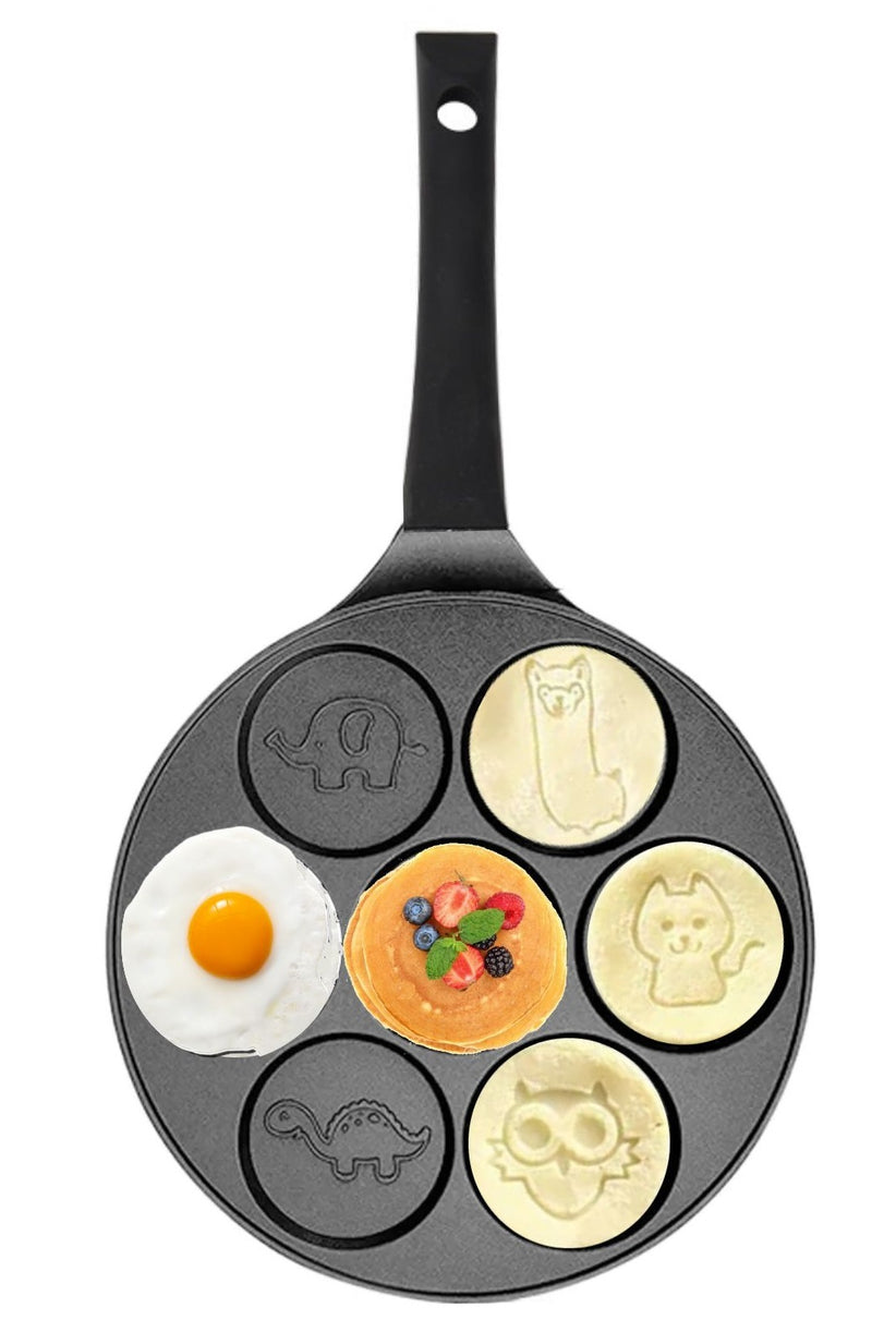 Cheffinger Pancake Boerderij Dieren Vorm Pancake Maker - Pannenkoekenpan - Crêpemaker - Pancake Pan - TEKZEN