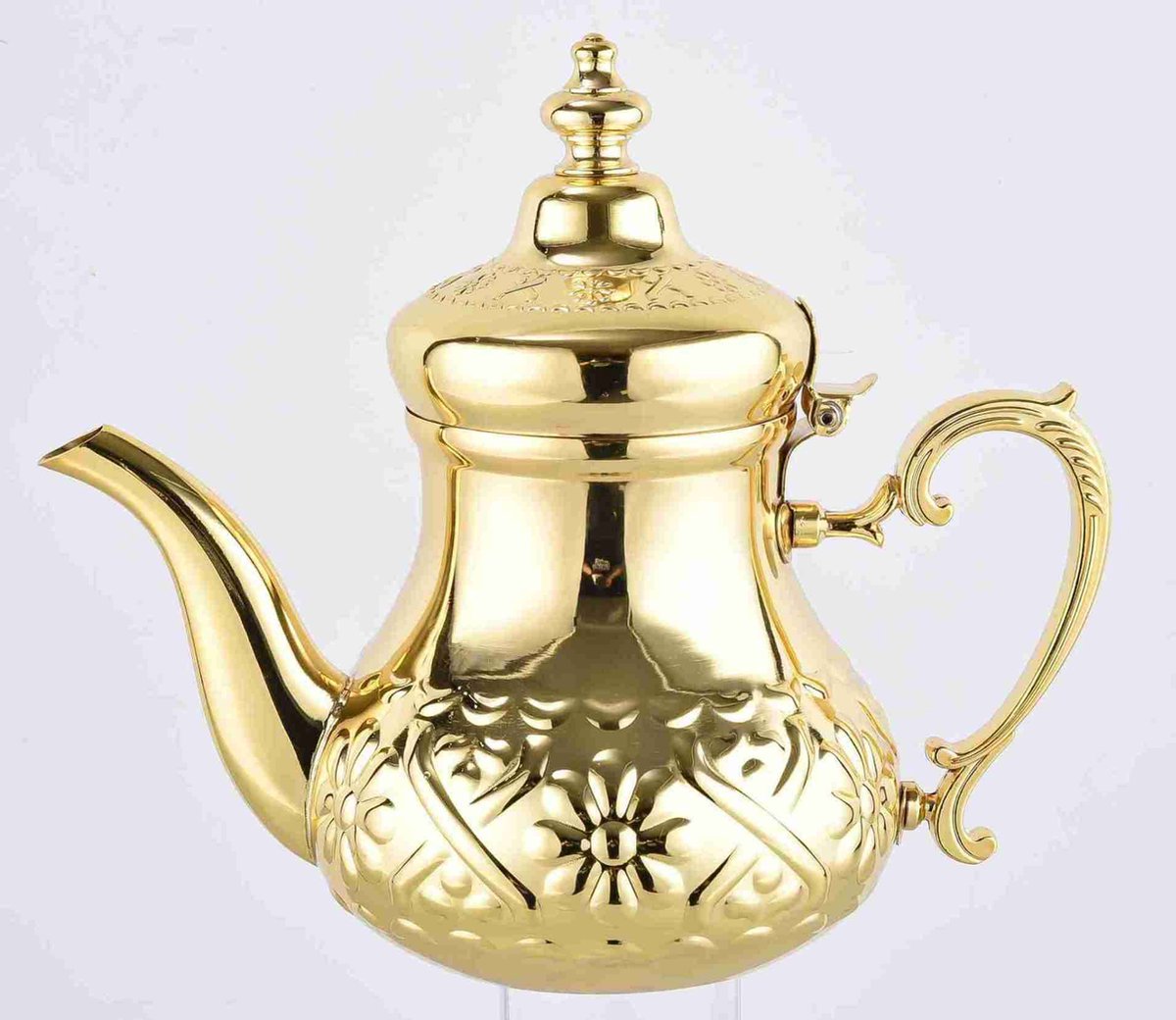 Kadirelli Theepot Goud - 1.6 Liter - Turkse & Marokkaanse Theepotten - TEKZEN