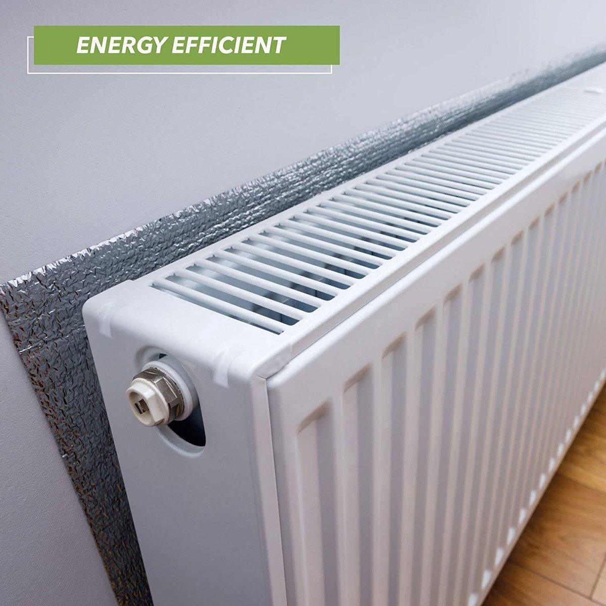 Maclean Radiatorfolie - Isolerende Verwarmingsfolie 400x50 cm - TEKZEN